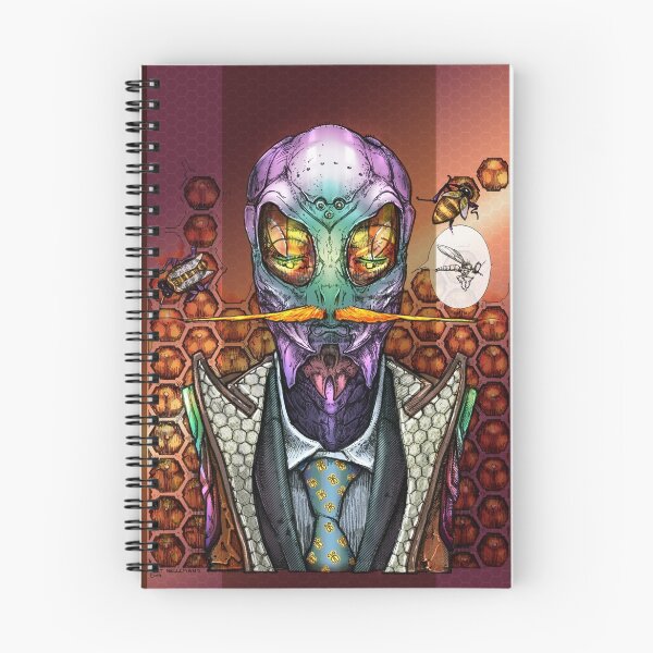 Item preview, InsectSuit Spiral Notebook designed and sold by Bart Hellemans.
