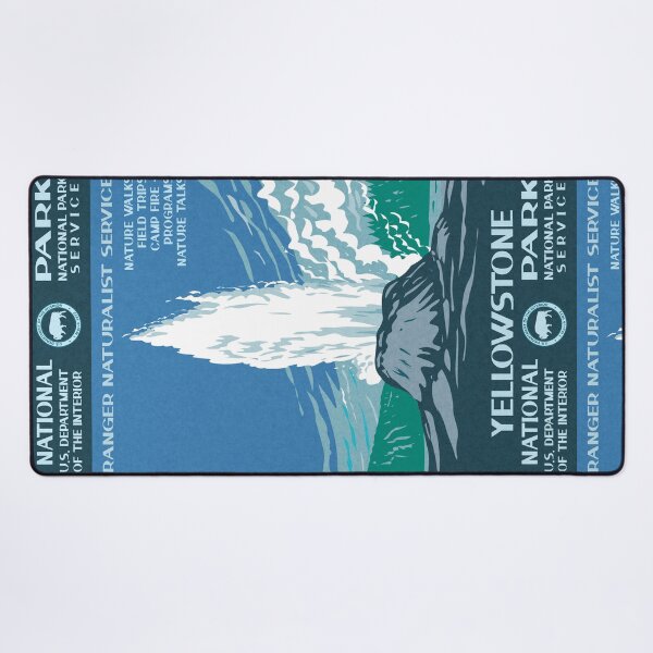 Item preview, Yellowstone National Park Vintage WPA Poster designed and sold by JordanHolmes.