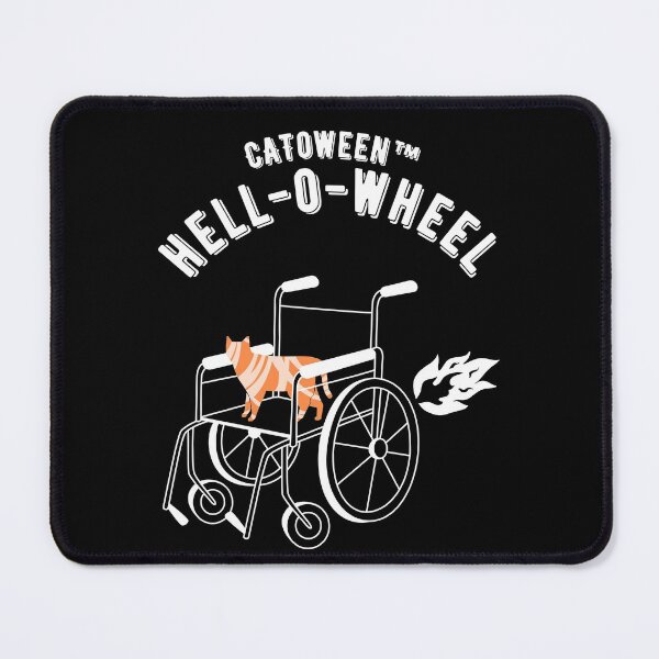 Item preview, Catoween mummy Halloween flame wheelchair designed and sold by ciaobebo.