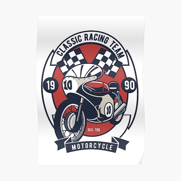Classic Racing Team Poster