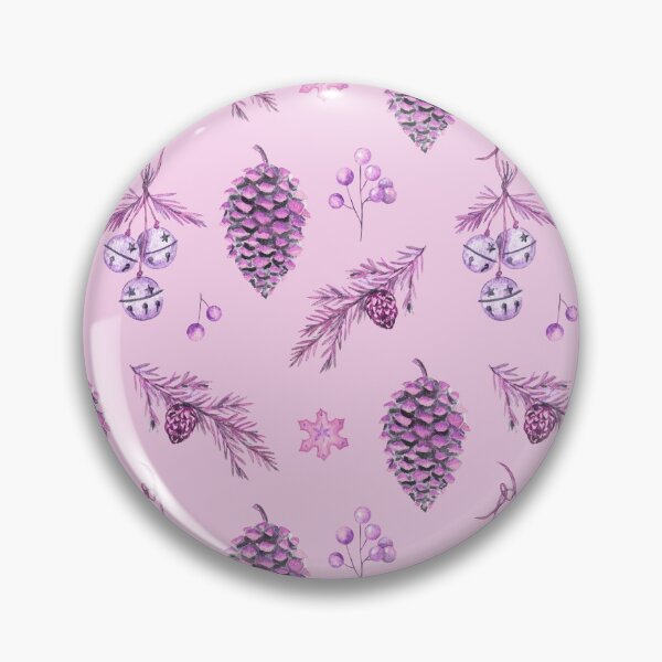 Item preview, Christmas Ornaments in Pink designed and sold by Flowersforbear.