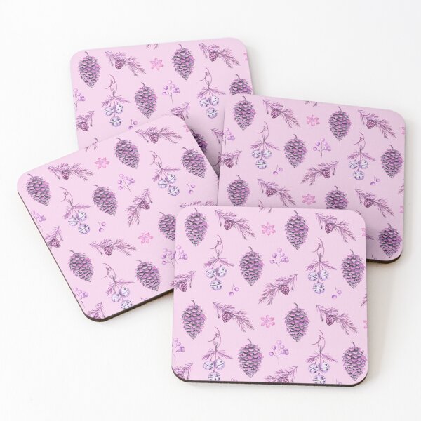 Item preview, Christmas Ornaments in Pink designed and sold by Flowersforbear.