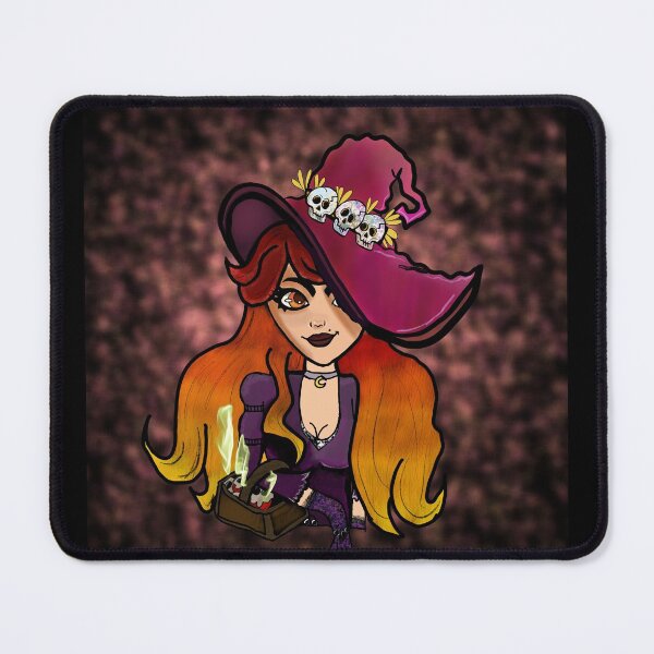 Item preview, Witch with skulls and poisonous apples by princessane designed and sold by Montse Martí L..