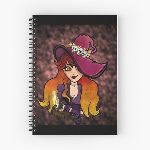 Item preview, Witch with skulls and poisonous apples by princessane designed and sold by Montse Martí L..