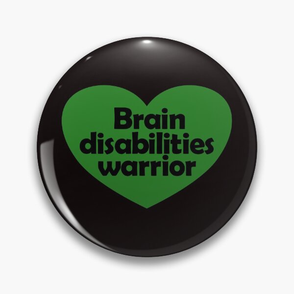 Item preview, brain disabilties warrior designed and sold by justplainwords.
