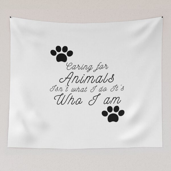Item preview, caring for animals isn't what I do it's who I am designed and sold by dorento07.