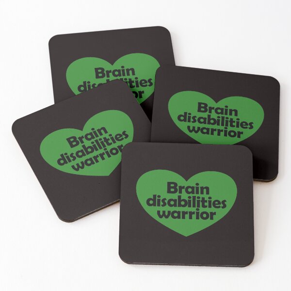 Item preview, brain disabilties warrior designed and sold by justplainwords.