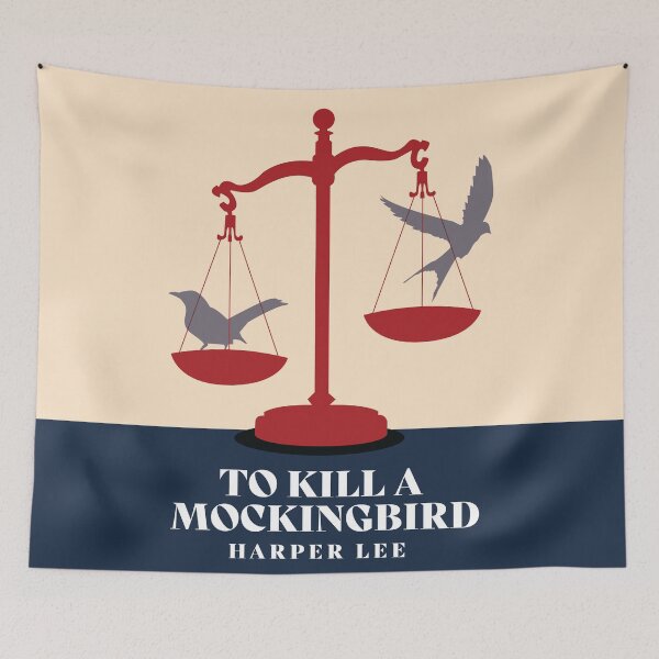 Item preview, Harper Lee To Kill a Mockingbird Book Art designed and sold by PrintsBySadie.