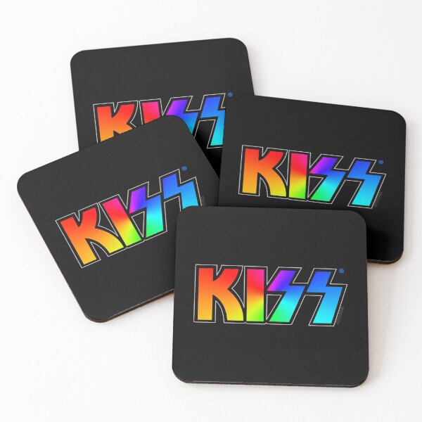 Item preview, Rainbow Kiss Logo On Black Classic T-Shirt designed and sold by antreja.