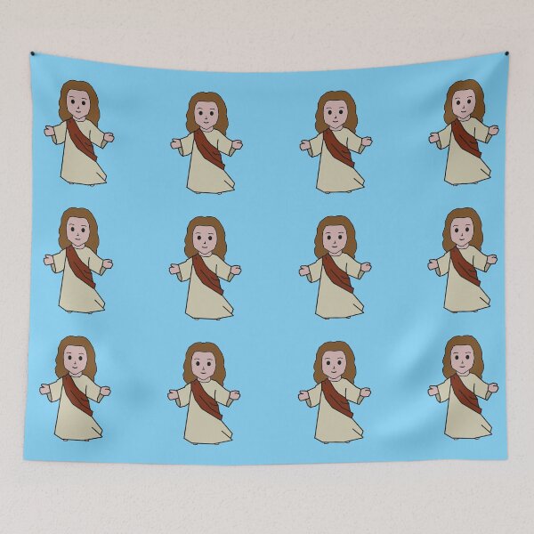 Item preview, Happy Jesus Drawing designed and sold by RioCariocaClub.