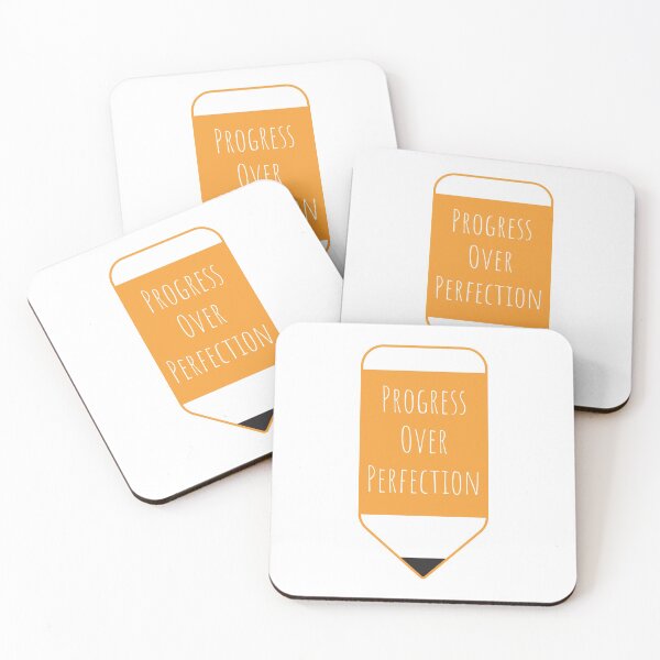 Item preview, Motivational progress over perfection back to school teacher designed and sold by Bwittaya.