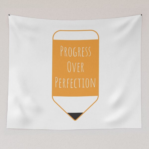Item preview, Motivational progress over perfection back to school teacher designed and sold by Bwittaya.