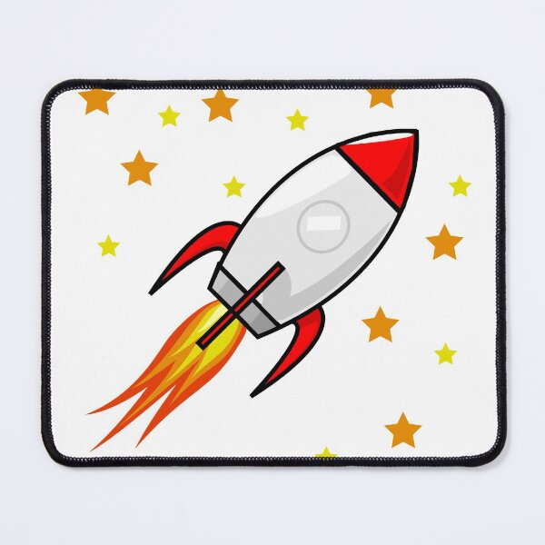 Item preview, Cute Rocket Ship in Space designed and sold by babyjoonie.