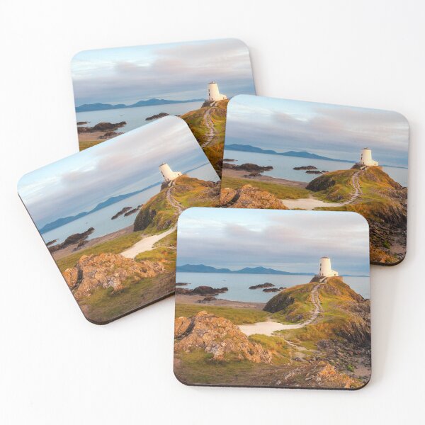 Item preview, Tŵr Mawr Lighthouse at sunset, Anglesey, North Wales designed and sold by Victoria Ashman.