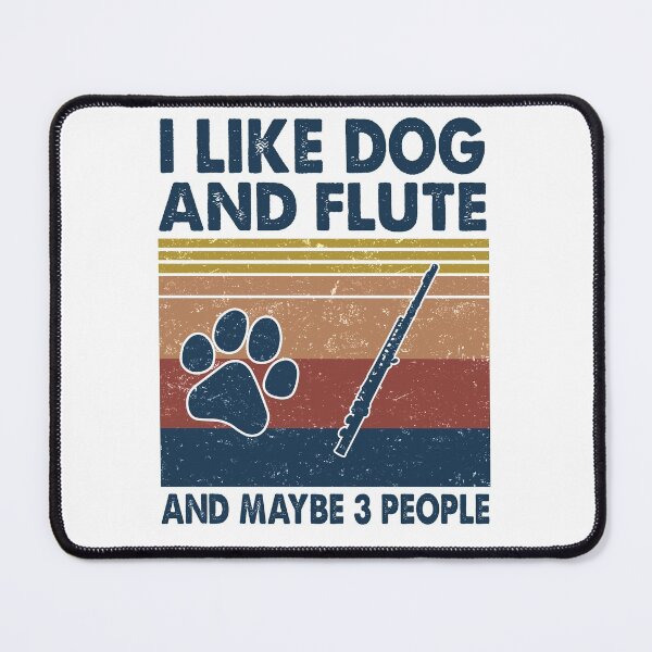 Item preview, I like Dog and Flute and maybe 3 people designed and sold by NgocLanDesign.