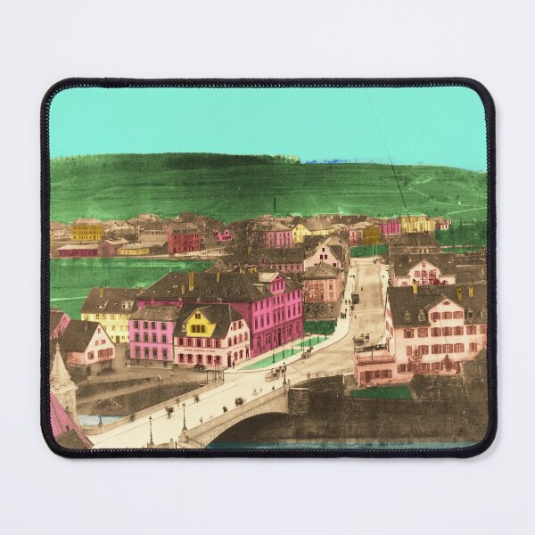 Item preview, Direction Karlstrasse to the foothills of the Swabian Alb. A picture with charm and architectural elegance.
The design by Mallybeau Mauswohn shows a colored photograph of the Tübingen Neckar Bridge and Karlstrasse around 1903. A historical sight designed and sold by Mauswohn.