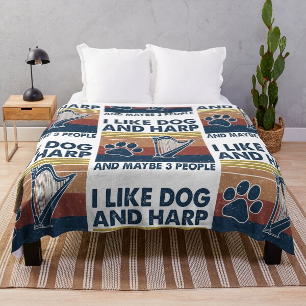 Item preview, I like Dog and Harp and maybe 3 people designed and sold by NgocLanDesign.