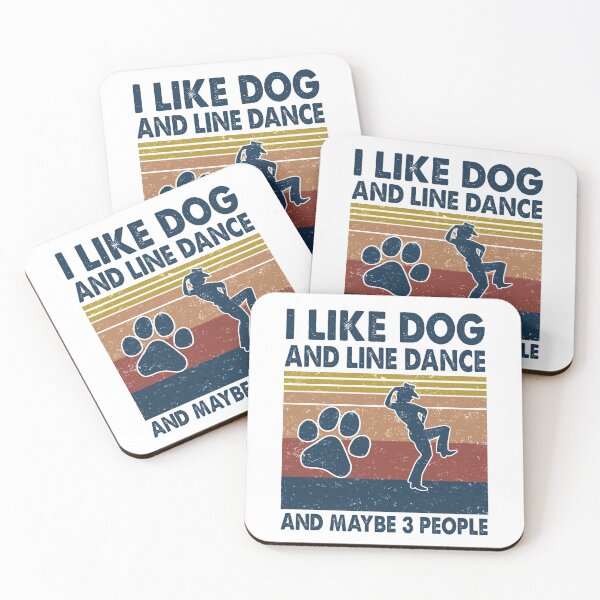Artikelvorschau, Ich mag Dog and Line Dance und vielleicht 3 Leute entworfen und verkauft von NgocLanDesign.