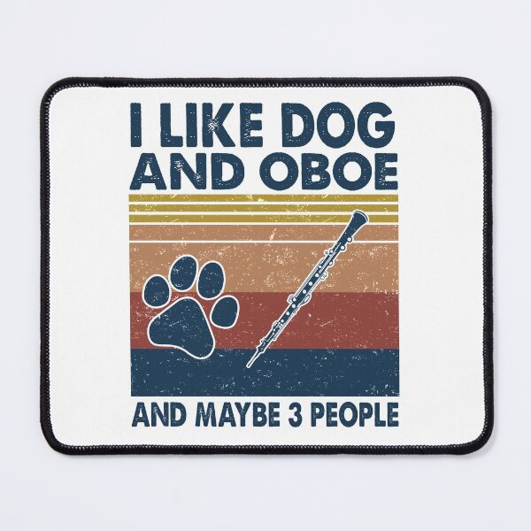 Item preview, I like Dog and Oboe and maybe 3 people designed and sold by NgocLanDesign.