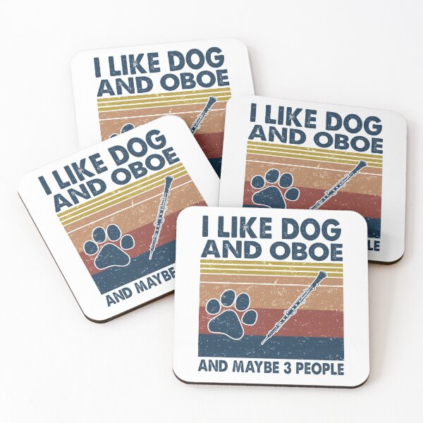 Item preview, I like Dog and Oboe  and maybe 3 people designed and sold by NgocLanDesign.
