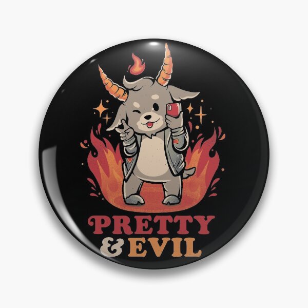 Item preview, Pretty and Evil - Cute Evil Creepy Baphomet Gift designed and sold by EduEly.