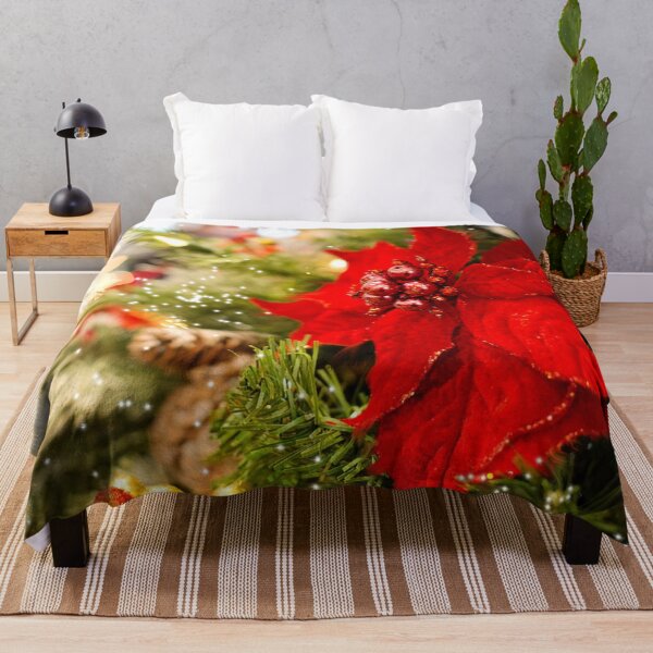 Item preview, Red Poinsettia on the Christmas Tree designed and sold by OByD.