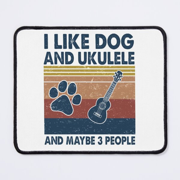 Item preview, I like Dog and Ukulele and maybe 3 people designed and sold by NgocLanDesign.