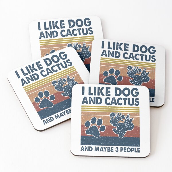 Item preview, I like Dog and Cactus maybe 3 people designed and sold by NgocLanDesign.