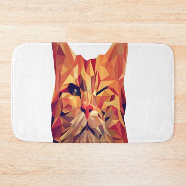 Item preview, Cat graphic polygons T-shirt designed and sold by masteriven.