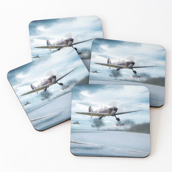 Item preview, Spitfires Scramble In The Snow designed and sold by Airpower Art.