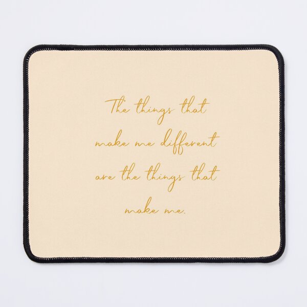 Item preview, The things that make me different are the things that make me. Winnie the Pooh Quote designed and sold by Simple Soul.