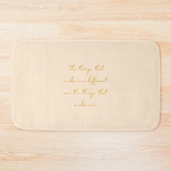Item preview, The things that make me different are the things that make me. Winnie the Pooh Quote designed and sold by Simple Soul.