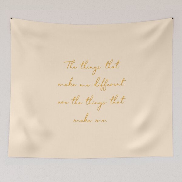 Item preview, The things that make me different are the things that make me. Winnie the Pooh Quote designed and sold by Simple Soul.