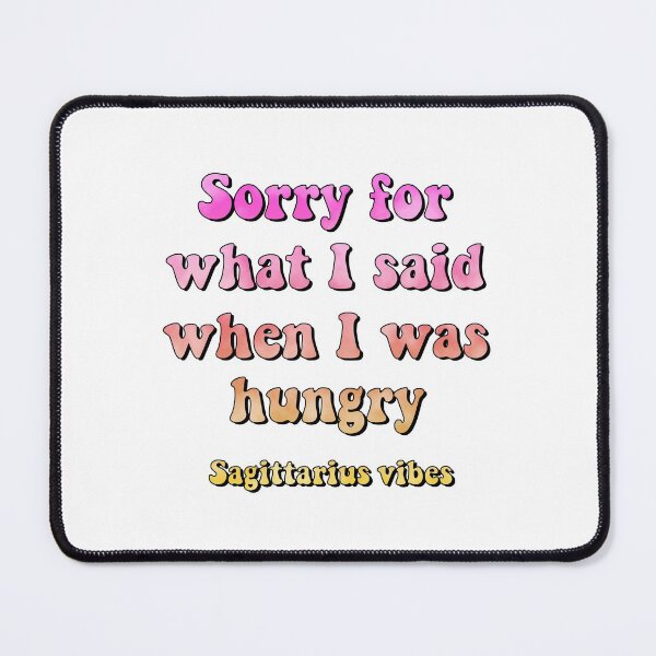 Item preview, Hungry Sagittarius groovy vibes funny quote astrology zodiac sign horoscope designed and sold by astroquotes.