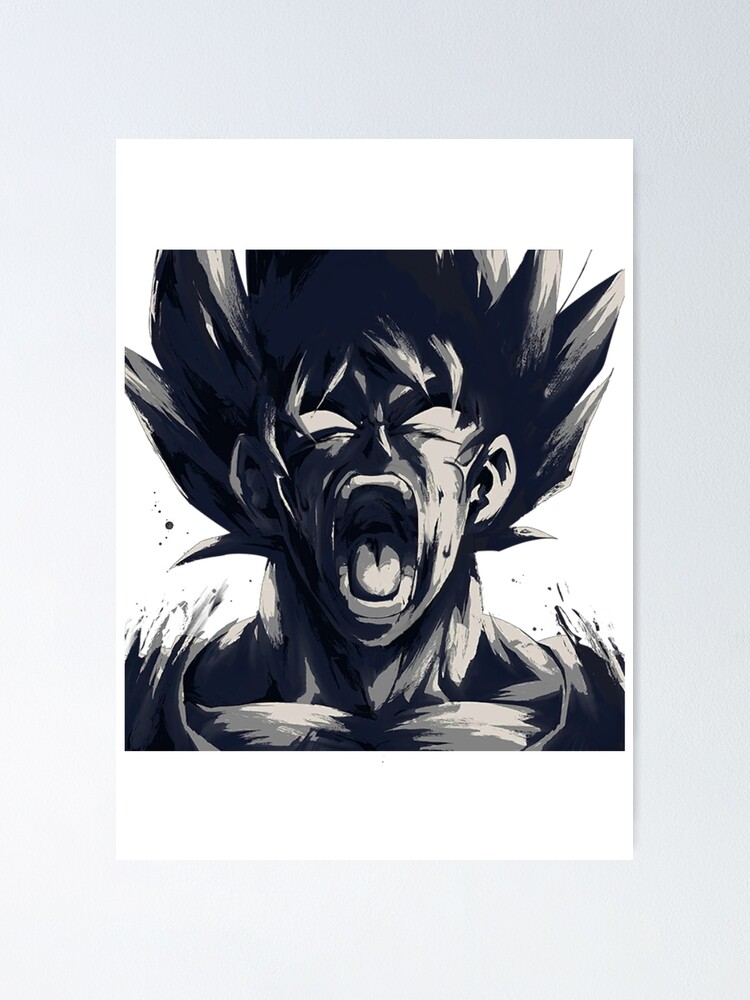 Vintage Posters Peripheral Anime Dragon Ball Z Picture Art Black