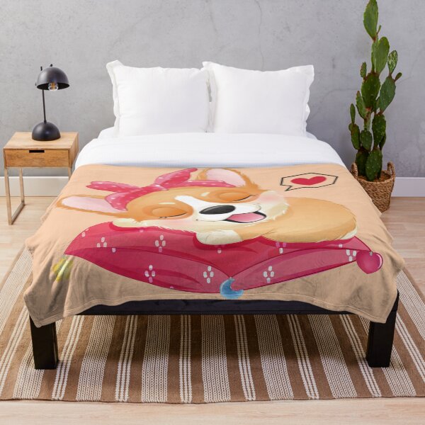 Item preview, Cute Corgi Sleeping - Corgi Dogs designed and sold by Marie Young.