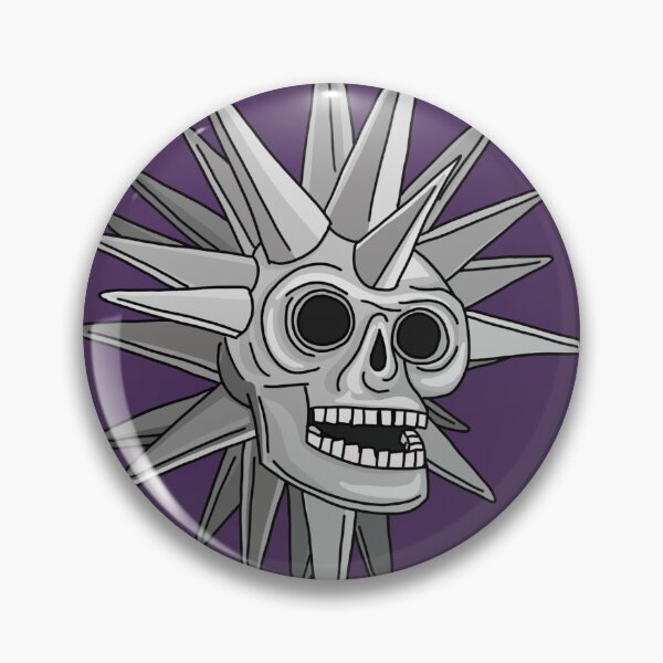 Item preview, SPOOKY ISLAND MIRROR SKULL | Fan Art designed and sold by parttimetrash.