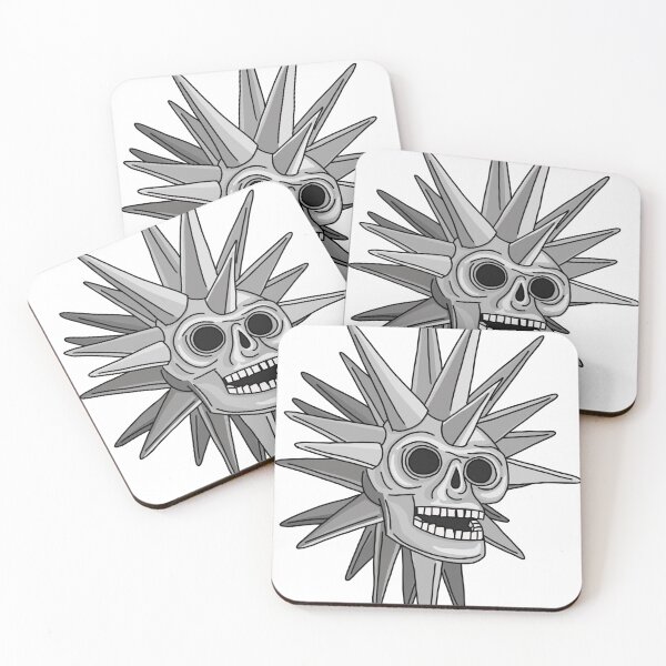 Item preview, SPOOKY ISLAND MIRROR SKULL | Fan Art designed and sold by parttimetrash.