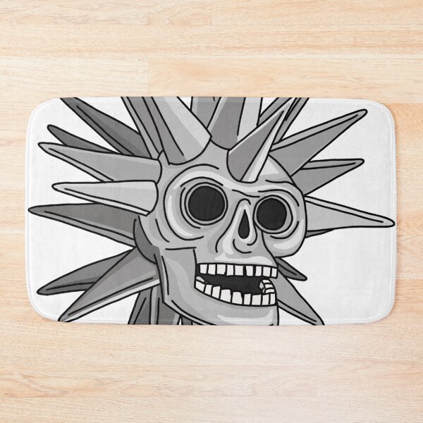 Item preview, SPOOKY ISLAND MIRROR SKULL | Fan Art designed and sold by parttimetrash.