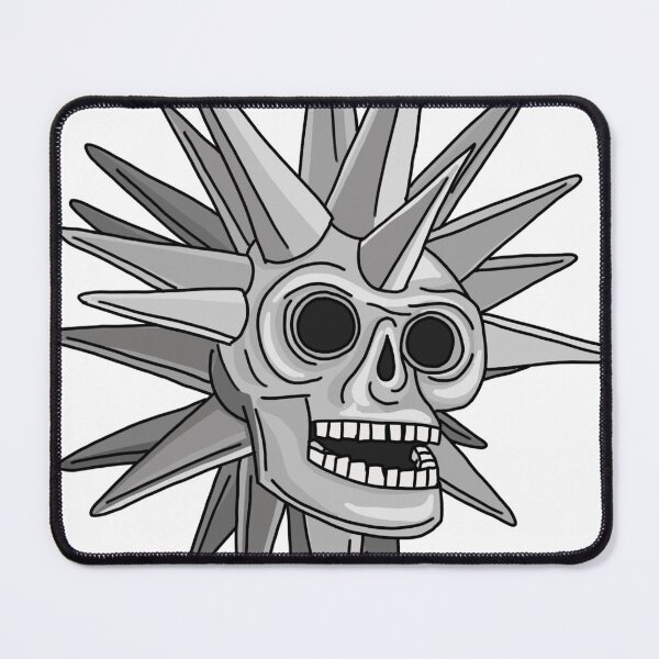 Item preview, SPOOKY ISLAND MIRROR SKULL | Fan Art designed and sold by parttimetrash.