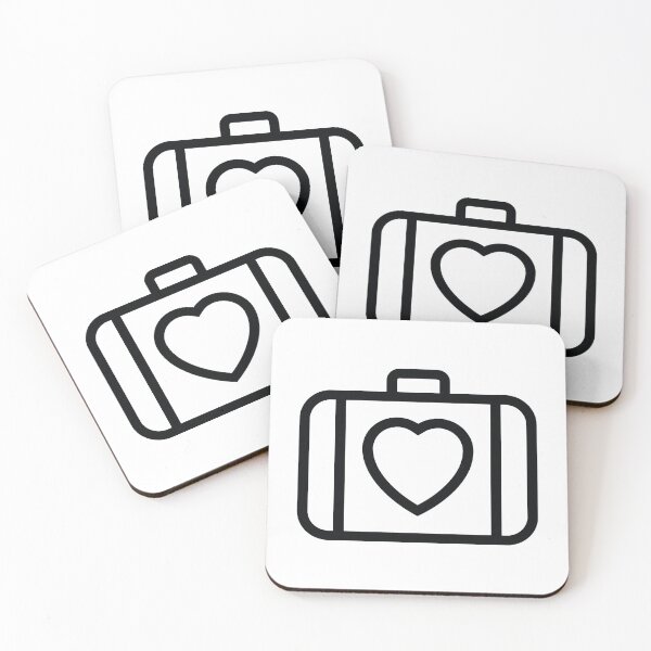 Artikelvorschau, U2 - Heart Suitcase Icon - Walk On (schwarz) entworfen und verkauft von John Abernathy.