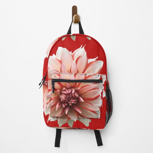 Item preview, Blanco con rojo Dalia (fondo rojo) designed and sold by EliSa-1.