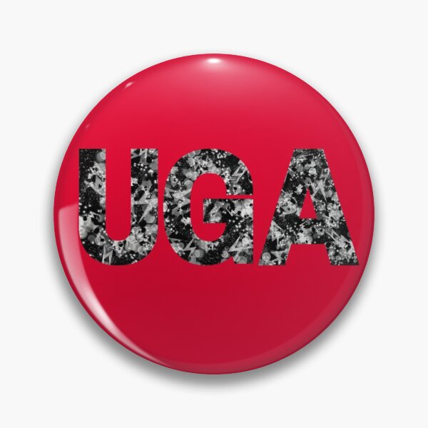 Item preview, UGA Gameday Pin Button designed and sold by Miranda Pickens.