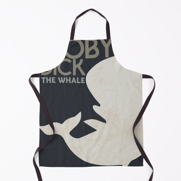 Item preview, Moby Dick, The Whale, Herman Melville, book cover, illustration, sea adventures, american novel designed and sold by Spallutos.