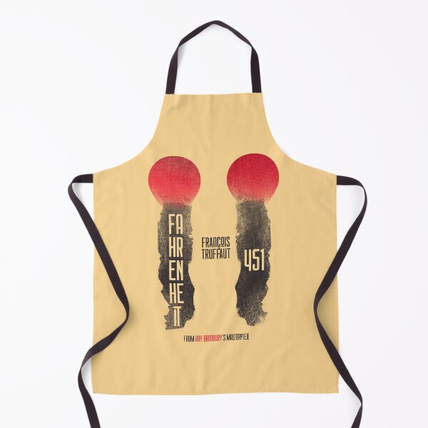 Item preview, Fahrenheit 451, François Truffaut, french movie illustration, Ray Bradbury book designed and sold by Spallutos.