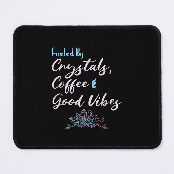 Item preview, Funny Crystals and Coffee Witchy Quote designed and sold by DinashiCorne.
