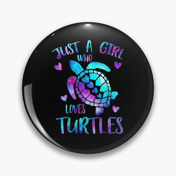 Item preview, Just a Girl Who Loves Turtles Galaxy Space Sea Turtle designed and sold by DinashiCorne.