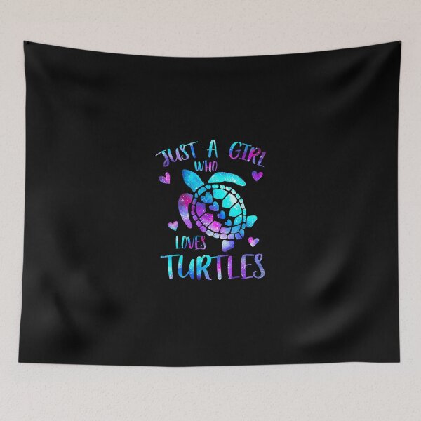 Item preview, Just a Girl Who Loves Turtles Galaxy Space Sea Turtle designed and sold by DinashiCorne.