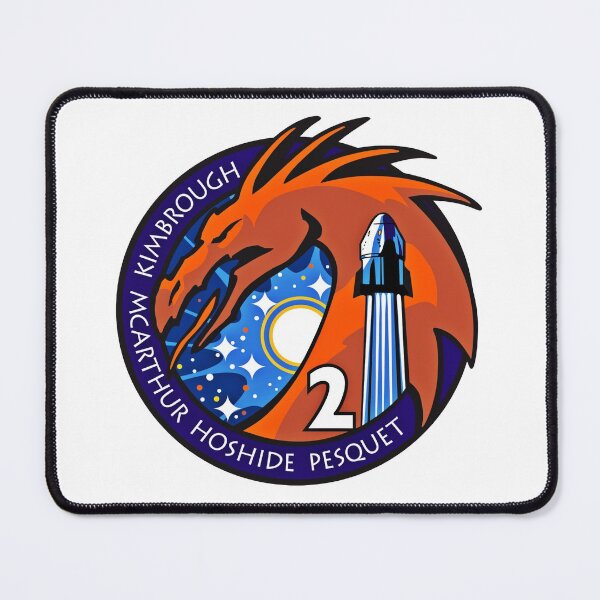 Item preview, Crew Dragon 2 Mission Patch designed and sold by Nikki SpaceStuffPlus.