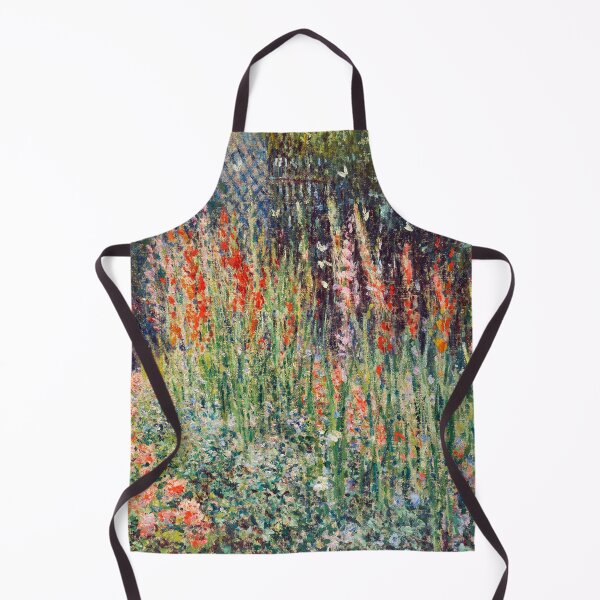 Aperçu de l'œuvre Parterre de fleurs arrondi d'art impressionniste (1876) par Claude Monet créée et vendue par Designedbysm.
